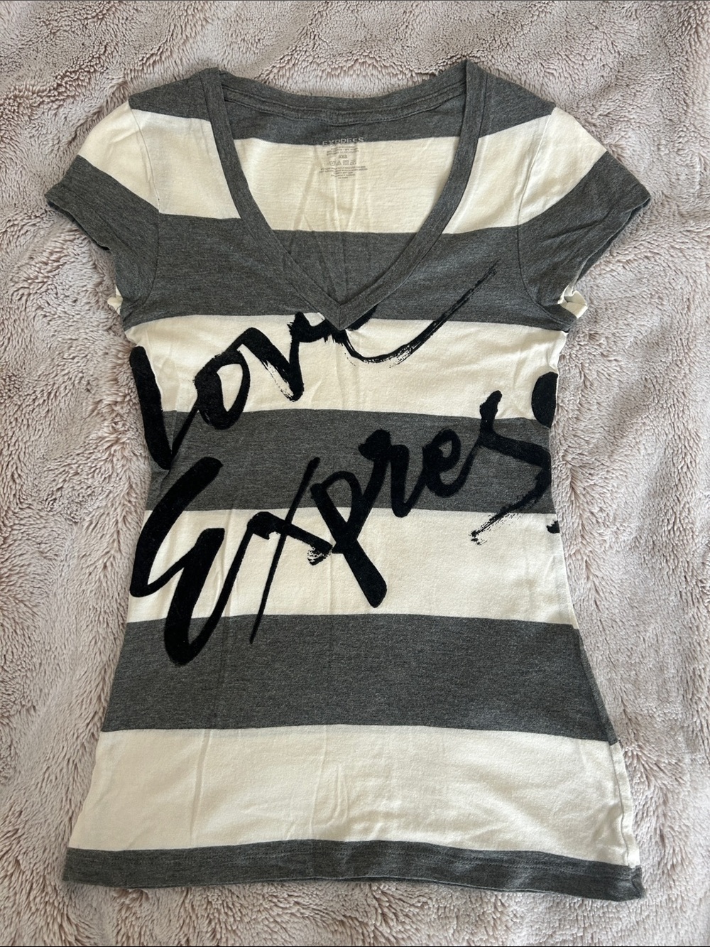 Express striped tee